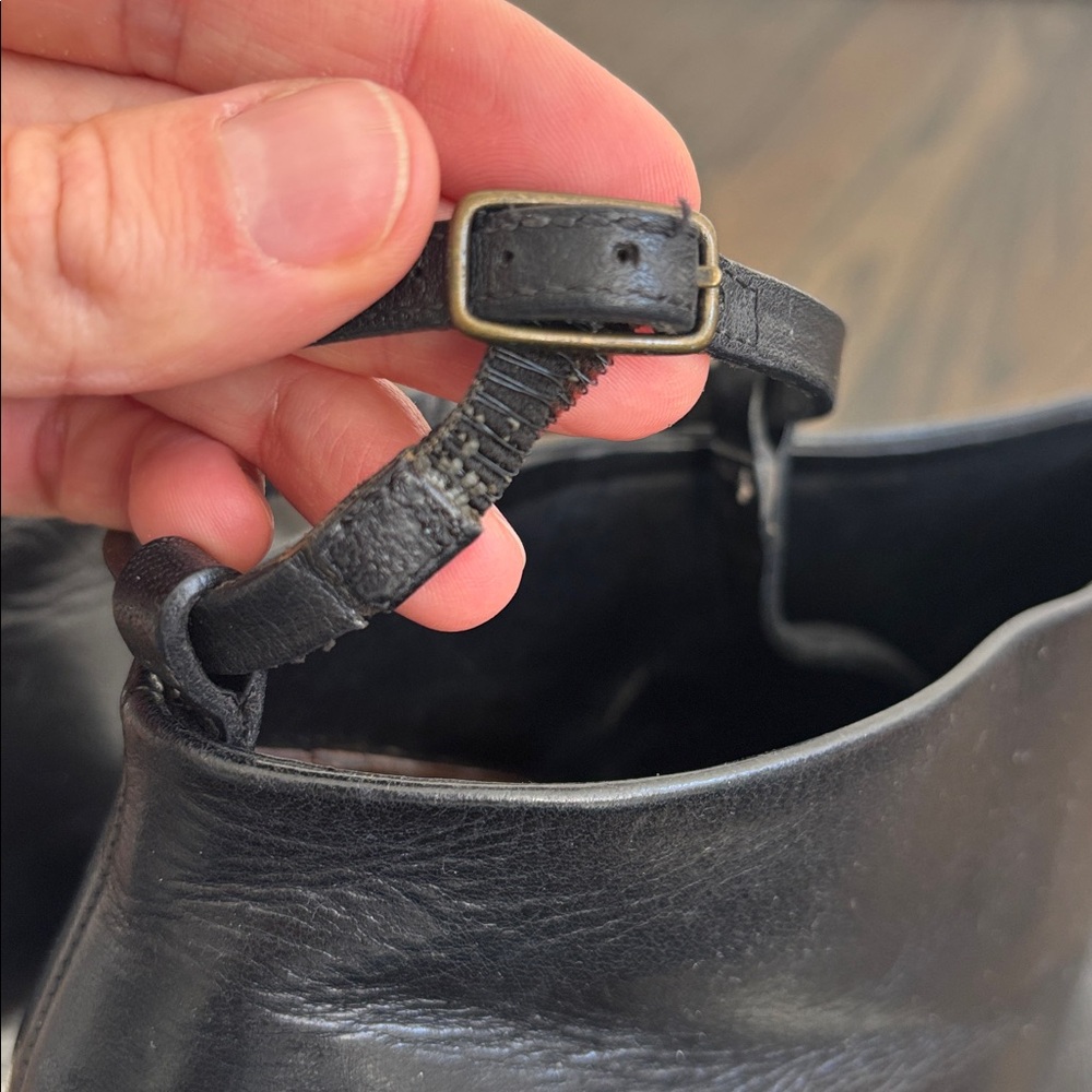 Givenchy Black Leather Heeled Boots, size 38 - Picture 6 of 9